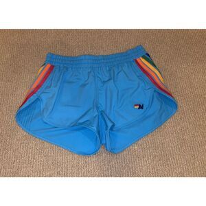 Aviator Nation 5-Stripe Flex Board Shorts – Neon Blue